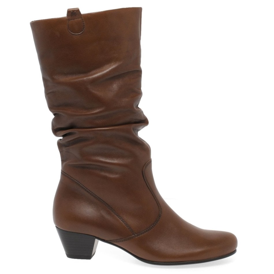 Gabour | Bottes Larges Exclusives En Cuir Sattel Rachel